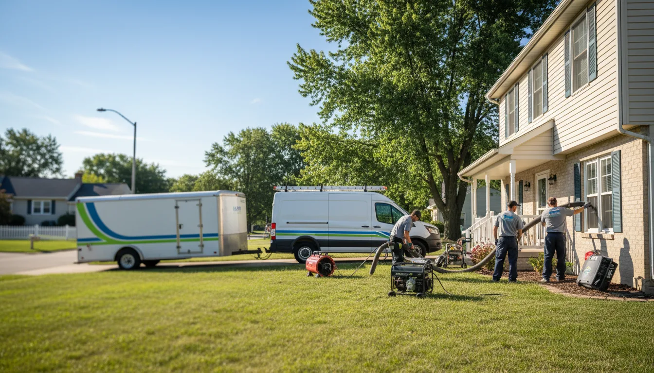 Flooded Basement Restoration And Cleanup With Repair in Manning, IA near me